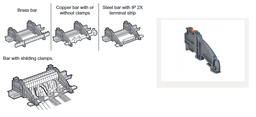 [PELEBOXER10] (box XL³ 160-L.41) BLOCKING STOP SUPPORT CONN., 10mm pitch