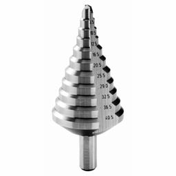 [PTOODRILI065] STEPPED DRILL BIT, ISO, Ø6.5-40.5mm, for steel, 678006