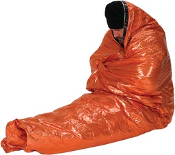 [CSHEBLANBE2] SAC DE SURVIE couverture, PE thermo-isolant, 210x105cm