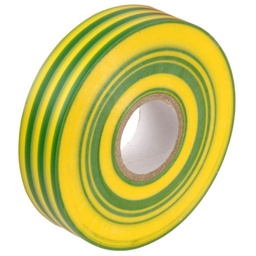 [PELECONST19G] INSULATING TAPE adhesive, 19mmx20m, green/yellow, roll