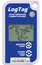 [PCOLMONIHLU] THERMO-HYGROMETER recorder (LogTag Uhado-16) display