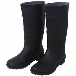 [PHYGBOOTB38] BOOTS, rubber, size 38, black, pair