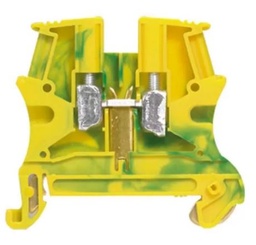 [PELEBOXEJ06GY] JUNCTION BLOCK, 2x6mm², green/yellow, 8mm pitch