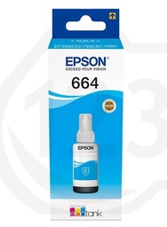 [ADAPPRICEETIC] (Epson EcoTank Series) CARTOUCHE D'ENCRE (664) 100ml, cyan