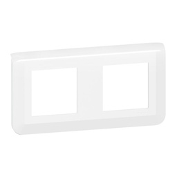 [PELETERMMFP2W] ENJOLIVEUR 2 modules (Legrand Mosaic) blanc