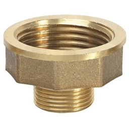 [CWATCBRETHI8X] REDUCER COUPLING threaded, brass, ½"-⅜", FxM