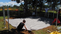 [CWATTANKM50G] (water tank 50m³ metal frame) GROUNDSHEET