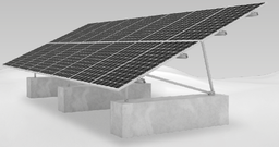 [PELESOLAP316S] (solar panel ±300W) GROUND STAND, 16 panels, set
