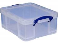 [PPACBOXPS18L] PLASTIC BOX, 18l, 48x39x20cm + cover & handles