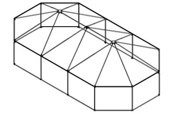 [CSHETENMD5-] TENT insul. 2 doors 6 windows (Design Shelter MLH1935) 53m²