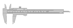 [PTOOMEASC20] UNIVERSAL CALIPER 1/20mm, 150mm, for int/ext/depth, 816