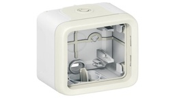 [PELETERMWCS15] BOITIER simple (Legrand Plexo) 1 entrée haut, IP55, blanc