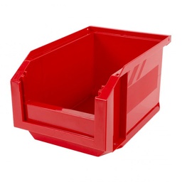 [PPACBOXPN37OR] STORAGE BOX open front (NOVAP 5141052) 347x210x200mm, red