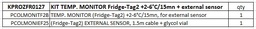 [KPROKMONF2E] KIT ENREGISTREUR TEMP. Fridge-Tag2 +2-6°C/15mn, + sonde ext