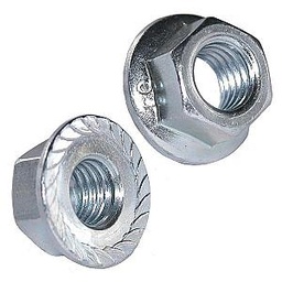 [PHDWNUTST04Z] NUT toothed base, zinc plated, M4, hexagonal