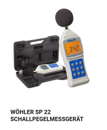 [CCLITOOLUW2-] SOUND LEVEL METER (Wöhler SP22) digital