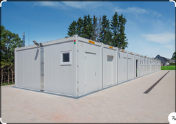 [CSEMCONTC086] (Containex) KIT ASSEMBLAGE SUR LONGUEUR CONTENEUR 20', blanc