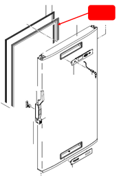 [PCOLFRESBU4GI] (B Medical UF455) INNER GASKET, door