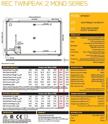 [PELESOLAP32MC] SOLAR PANEL, 325Wp, 34V, monocrystalline