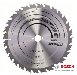 [PTOOSAWSI19B] (circular saw) BLADE, 28T, Ø190/30/2.6mm