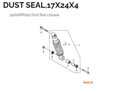 [YHON91262-KRH-901] DUST SEAL shock absorber axle, rear, XL125L