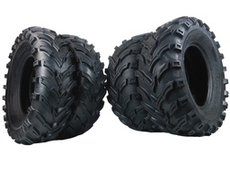 [TTYRSETSYG4] (Yamaha Grizzly 350) PNEUS, 2x AV + 2x AR, jeu