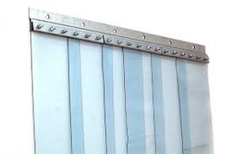 [CBUIDOORS52] CURTAIN, PVC, transparent, 200x2mm, 50m roll, to cut