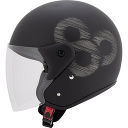 [TMOTHELMVS-] HELMET open face + shield, size S 55/56cm, for motorcyclist
