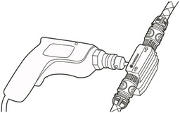 [CWATHOGD1924P] (garden hose int. Ø 19mm) PUMP drill powered, 2.4m3/h