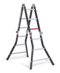 [PTOOLADDF453] ECHELLE PLIANTE 4x3 marches, hauteur 4,45m