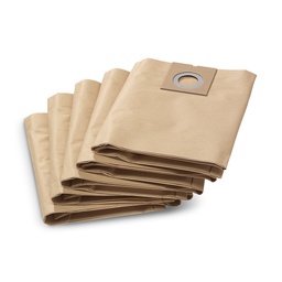 [PHYGVACCK2B] (Kär. NT27/1) FILTER BAG paper (Kär.6.904-290.0) 5 pcs