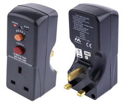 [PELEPLUGR33U3] RCCB ADAPTER PLUG, 13A/30mA, type G/UK