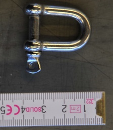 [PHDWHANGS08G2] SHACKLE, galvanized steel, Ø 8mm, WLL 200kg, straight