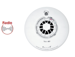 [PSAFALARHR1] HEAT DETECTOR RADIO autonomous, lithium battery 10 years