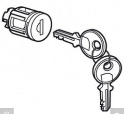 [PELEBOXEKXL45] (XL3 series) KEY BARREL n°405 (020291) + 2 keys