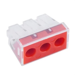 [PELECONNR063] COMMONING BLOCK (Wago) 3x6mm², for rigid wire