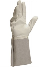 [PSAFGLOVWOC] GANTS, cuir, taille unique, pour soudeur, la paire