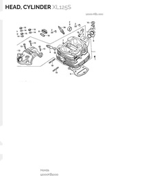 [YHON12000-KB1-000] CYLINDER HEAD ASSY, XL125S