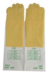 [SMSUGLOG8--] GLOVES, GYNAECOLOGICAL, latex, s.u., sterile, pair, 8.5
