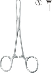 [ESURFOTA14-] FORCEPS, INTESTINE/TISSUE,ALLIS-BABY,14cm 4x5 teeth 50-02-14