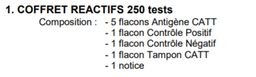 [SSDTTRYT2RT] TRYPANOSOMA gambiense TEST (CATT), reagent, wb, 1 test