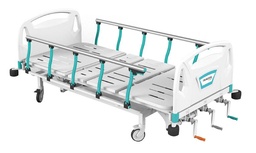 [EHOEBEDH6--] HOSPITAL BED manual, adult, adjustm. + side rails + castors