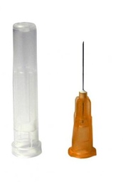 [SINSNEED25-] NEEDLE, s.u., Luer, 25 G  (0,5 x 25 mm), orange, SC