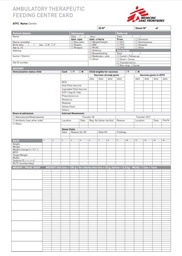 [SMSTCARNA2E] CARD, AMBULATORY THERAPEUTIC FEEDING, English, A4 r/v 2017