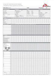 [SMSTCARNI2F] CARD, IN-PATIENT THERAPEUTIC FEEDING, French, A3 r/v 2017