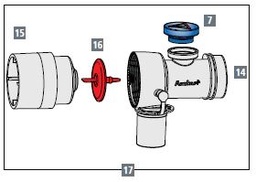 [EANERESU204] VALVE for resuscitator manual Ambu, PAEDIATRIC complete