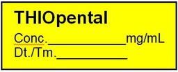 [SDDCLABLTHIO1] LABEL for Thiopental, roll