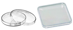 [ELABPEDI1S120] PETRI DISH, plastic, square, sterile, 120 x 120 mm
