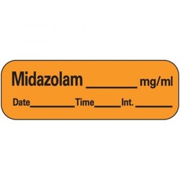 [SDDCLABLMIDA1] LABEL for Midazolam, roll