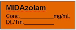 [SDDCLABLMIDA1] LABEL for Midazolam, roll